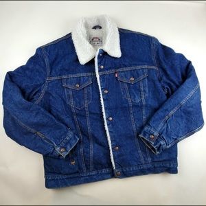 Vintage Levi's Denim Jacket Sherpa Lined